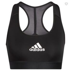 Adidas Women's Black Racerback Sport Bra Sz S